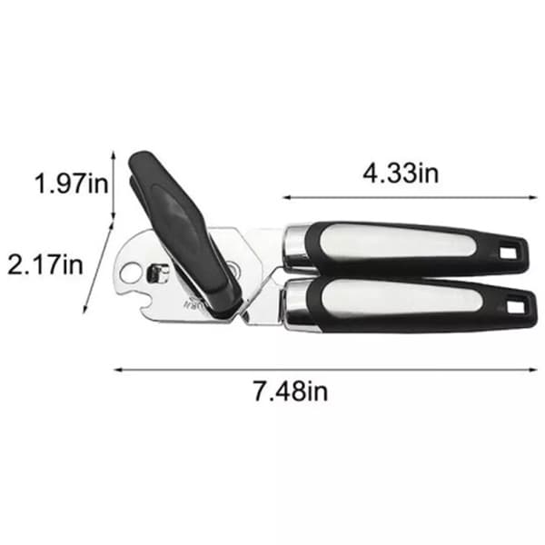 1 stk rustfritt stål boksåpner Tin Professional Manual Can Ope Wheel cutter