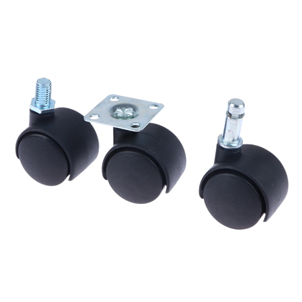 1 pari 1,5 tuuman universal pyörivä pyörätuoli C 1Pair