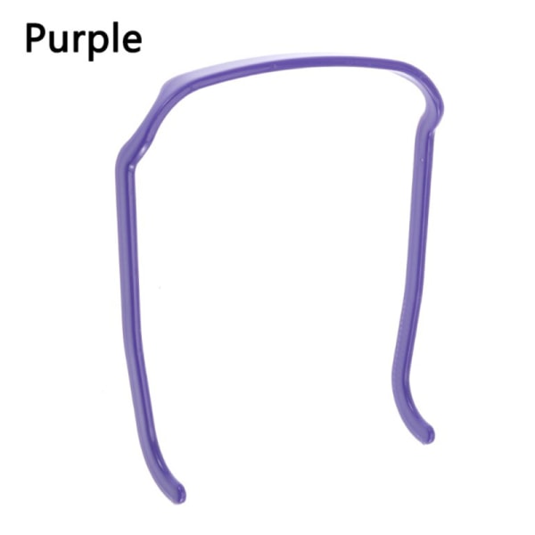 1 Stk Usynlig tykt krøllet hår Bøjlehår Medium pandebånd Hår Purple