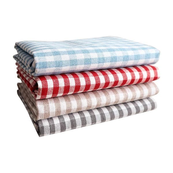 Gingham Servett 45cm X 45cm Bomull Liten Rutig Tyg Bordsservett A4