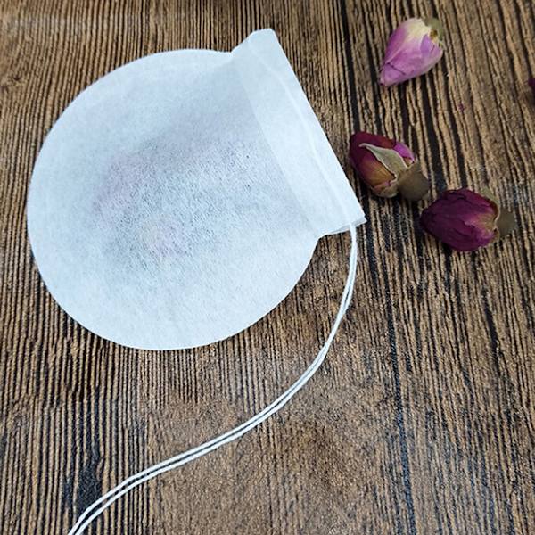 100st Vita runda tepåsar Tomma filterpapper tepåsar med Str