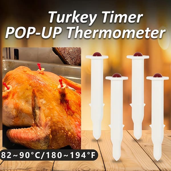 Kalkun Timer POP-UP Termometer Fjerkræ Stegt Kylling Termometer A5