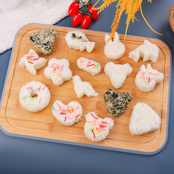 Läpinäkyvä riisin kasvisrulla Sushi- mould diy mold lapsille A2