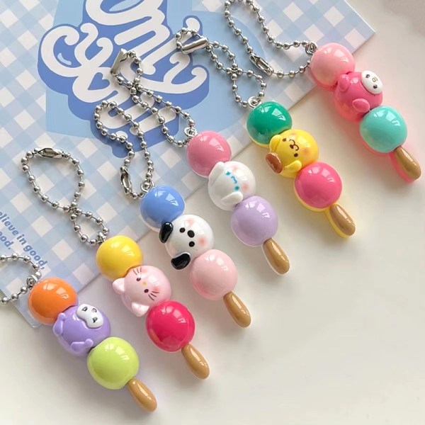 Tegnefilm Sanrio Candied Haws nøglering Kuromi Doll Pendant Key R B