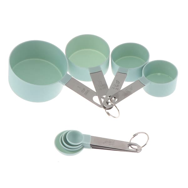 8 STK Målekopper Skjeer Kjøkken Baking Matlaging Bakeware Kitc
