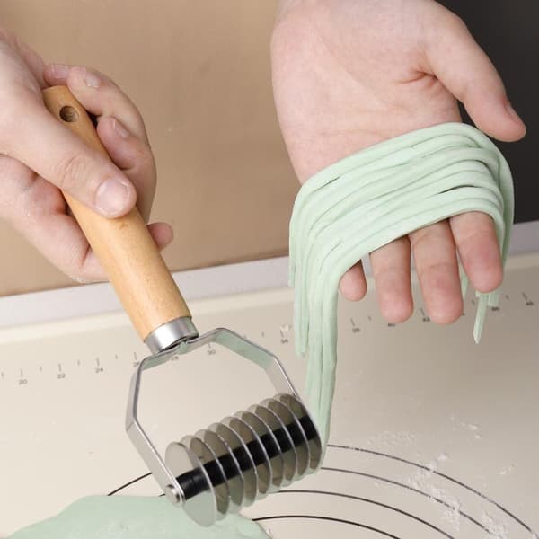 Pasta Noodle ter Manuel Pasta Spaghetti Maker D i rustfrit stål D