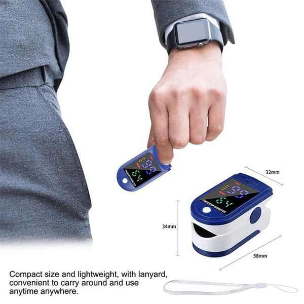 1/2PCSPuls Oximeter Blodsyremättnadsmätare & Pulsfrekvens 1pcs