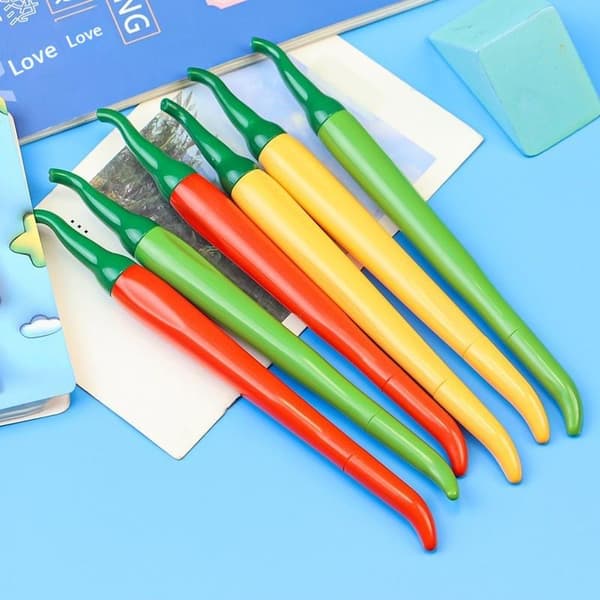 5 stk. e-simulering Cayenne Gelpenne Mode Kawaii Papirvarer Wr random color 5pcs