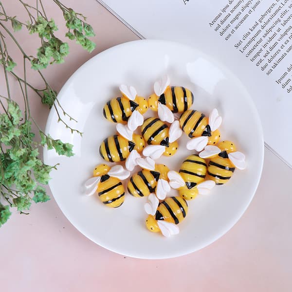 10 stk Flatback Resin Cabochon Bee DIY Flatback Scrapbooking Em