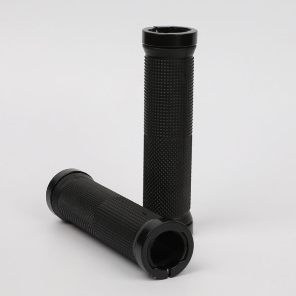 Gummi MTB Bike Grips Sykkel Håndtak Grip Anti-skli Sykling Han Black