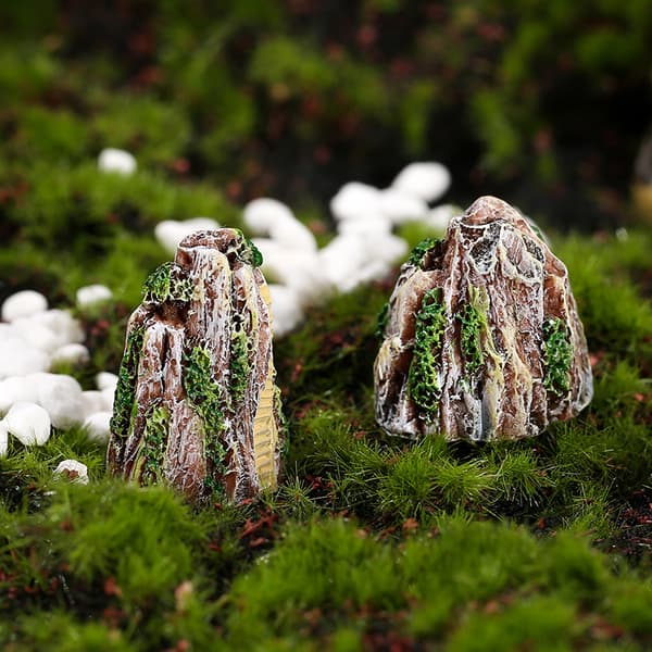 1 stk Mini Mountain Miniature Bonsai Ornamenter Havearbejde A3