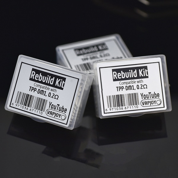 DIY Rebuild Kit TPP DM1 0,2ohm Mesh Coil Resistance Värmtråd 1Set