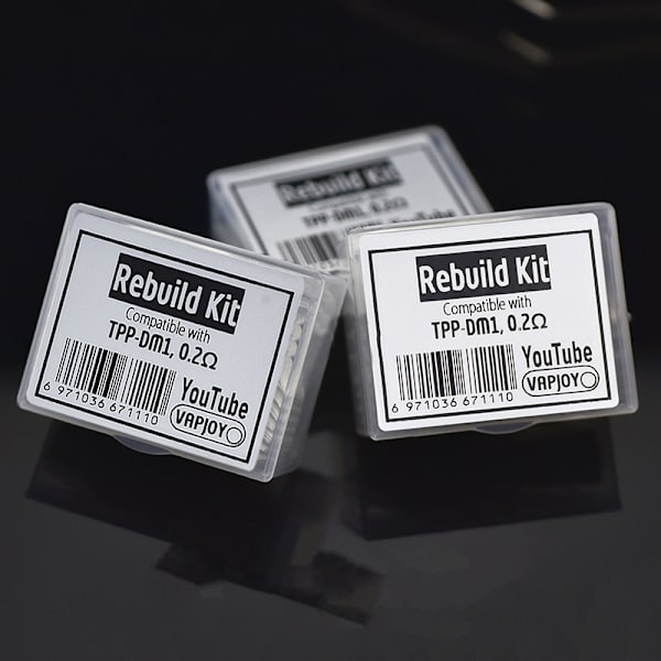 Gør-det-selv genopbygningssæt TPP DM1 0,2 ohm Mesh Coil Modstand Varmetråd 1Set