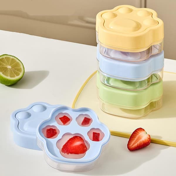 5-rutenett trykk isbitform isrom mini sommerisform Blue