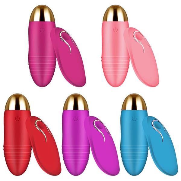 Bærbar Dildo Vibrator Æg G-punkt Massager Stimulator Kugle S Red