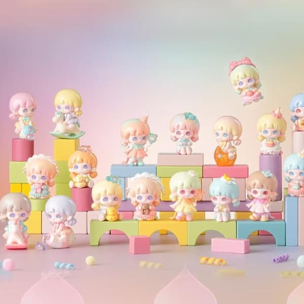 Yooie Time Theatre Series Blind Box e Actionfigurer Samlarobjekt 1 Box Random