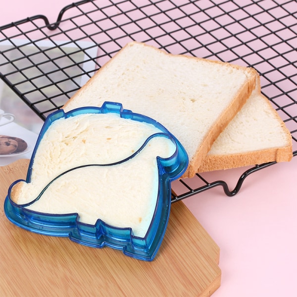 Brødform ter DIY Creative e Shape Sandwich Toast Cookie Plas I