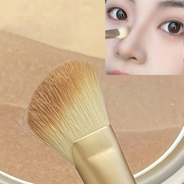 1 Stk Nose Shadow Brush Vinklet Contour Makeup Børster Ansigtsmakeu