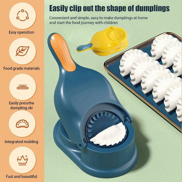 [2-i-1 Pastarulle] Dumpling Maker green