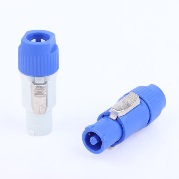 2/10 stk. 20A stik hanstik NAC3FCA NAC3FCB fatning NAC3MPA Blue 2Pcs