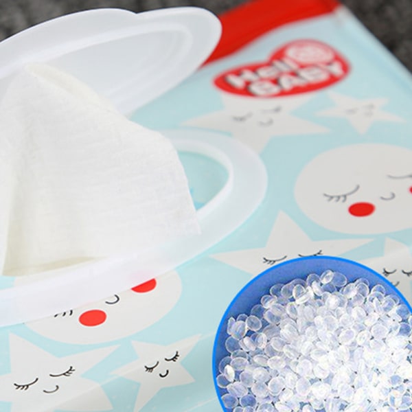 Bærbar Baby Wet Wipes Bag Tissue Box Container Miljøvenlig R E