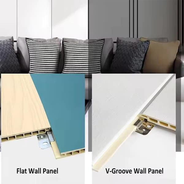 WPC Vægpanelclips Metalclips til WPC Væg og Loft Riflet A4