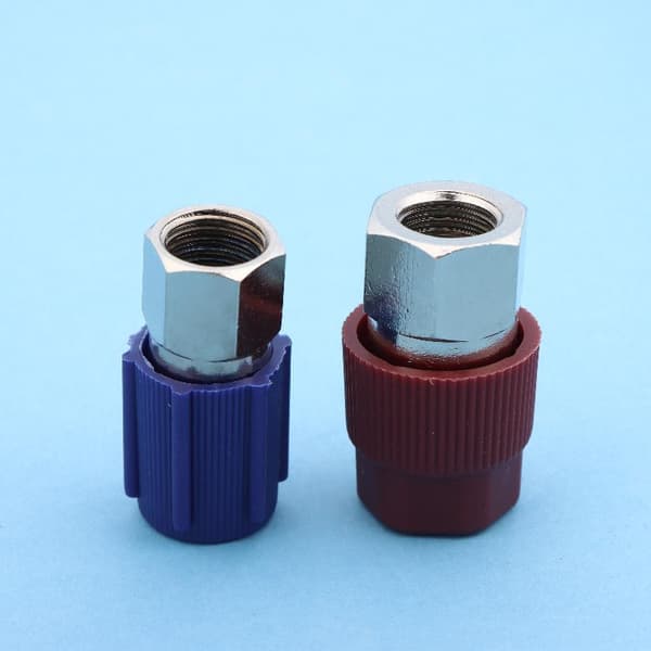 R12 til R134A AC-fitting Auto Airconditionadapter Høj/Lav A