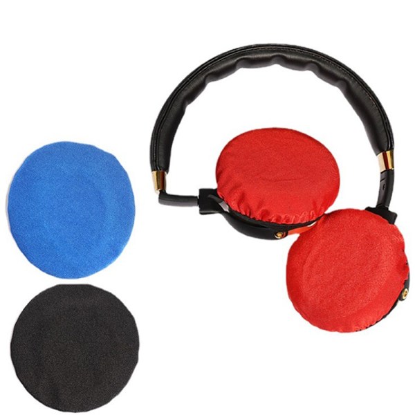 2 par myke vaskbare hodetelefoner Elastisk beskyttende støvtette E Red S
