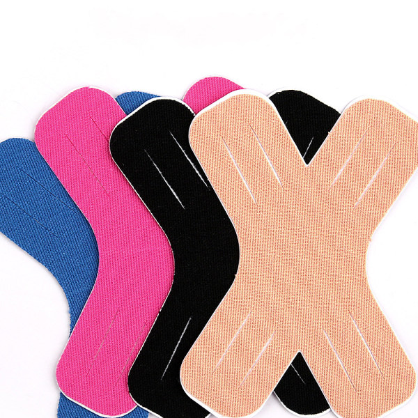 Selvklebende terapeutisk elastisk tape Sports Gym Physio Muscle Blue