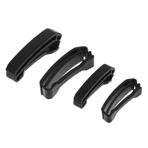 10 stk. plastik fastgørelsesclips til webbing, hurtig slip keeper webbing R5110