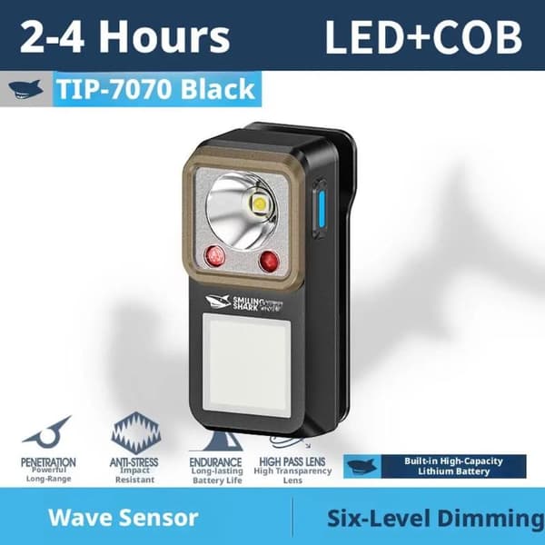 LED Magnetisk Ficklampa Green