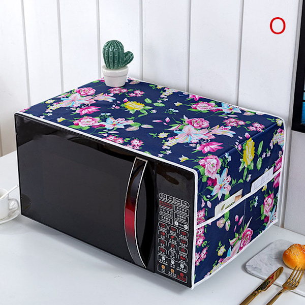 Mikroaaltouunin cover Sarjakuvapuun lehdille printed mikroaaltouunipöly C O