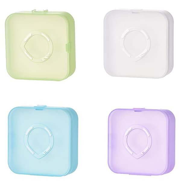 Tom Air Cushion Puff Box Bærbart kosmetisk makeup-etui Contai Pink