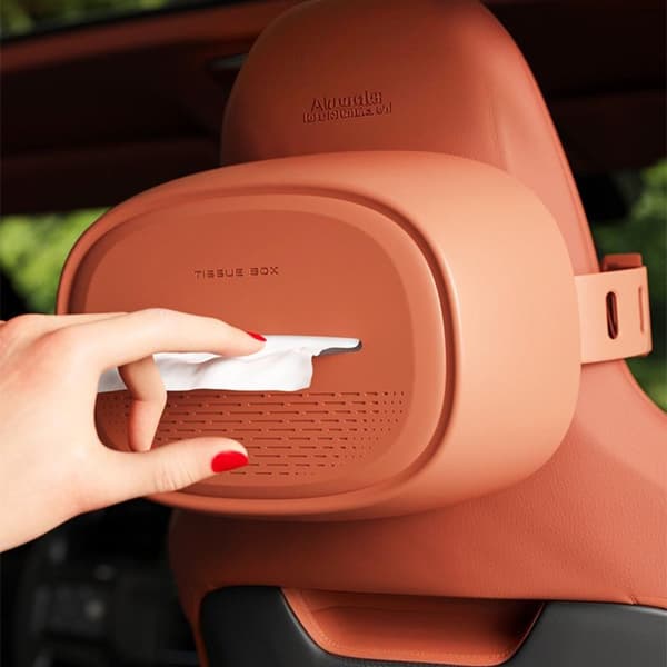 Bilvävnadslåda Silikon Auto Sätesrygg Papper Solskydd Tower St A2