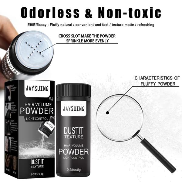 Jaysuing Fluffy Hårpudder Mattende Puder Afsluttende Forøgelse