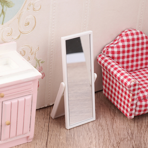 1:12 Dollhouse Simulation Full Length Mirror Dollhouse Furnitur