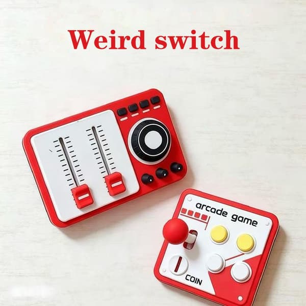 Retro Spillekonsol Joystick Switch 3D Printet Panelstik Con A4