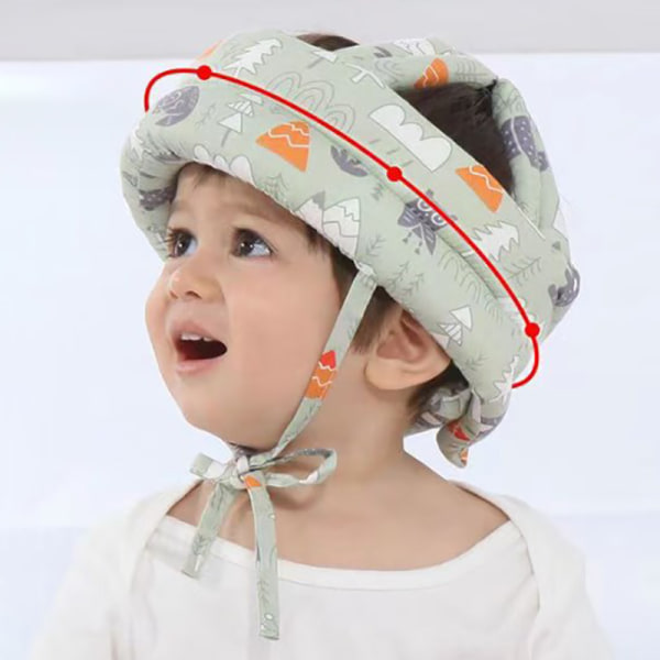 Baby turvakypärä Päänsuojaus Päähine Toddler Putoamista estävä P A12