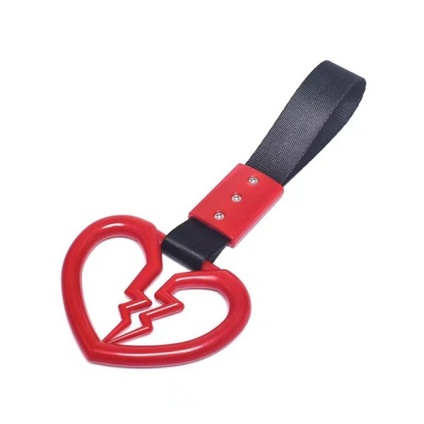 e Broken Heart Formed Car Anti-Static Strap Dekorativ Varning A7