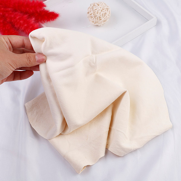 1PC auton luonnollinen säämiskänahka auton puhdistusliina pesu abso A3