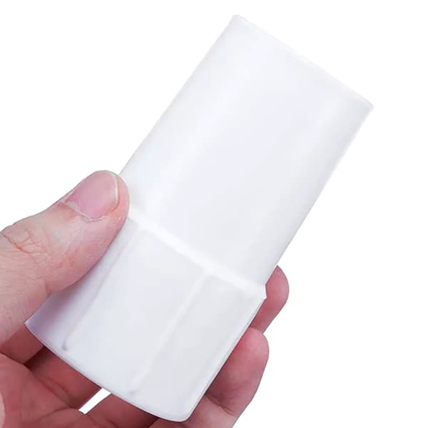 Poolslanganslutning Poolslangsändmanschett vänster hand 38mm White