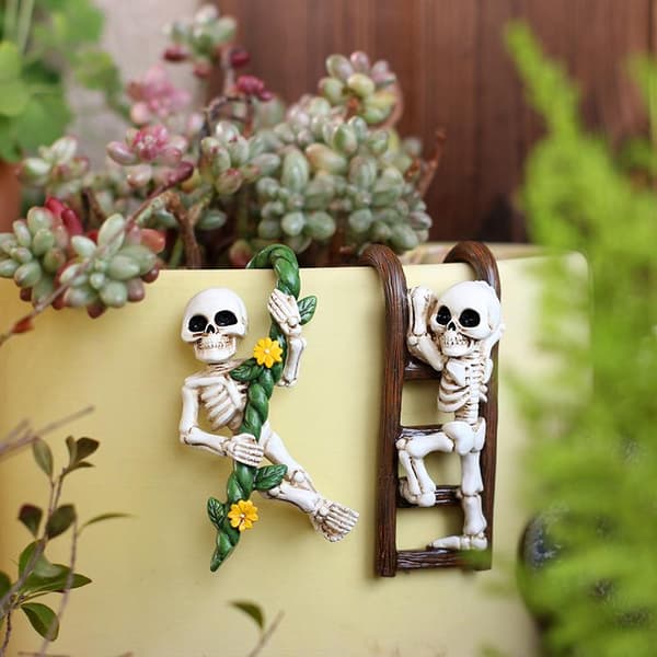 2-delt sæt skeletpotteknusere til planter
