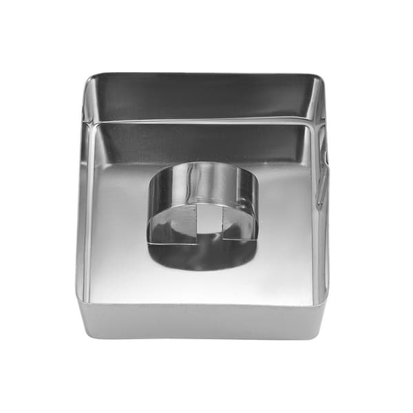 1 stk rustfrit stål kageform DIY Mousse kage tegneserie Sushi Mo Square