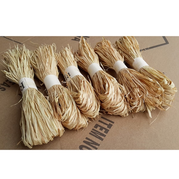 1 st/ set raffia naturvassbindning hantverksband pappersgarn 30g