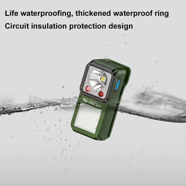 LED Magnetisk Lommelygte Green
