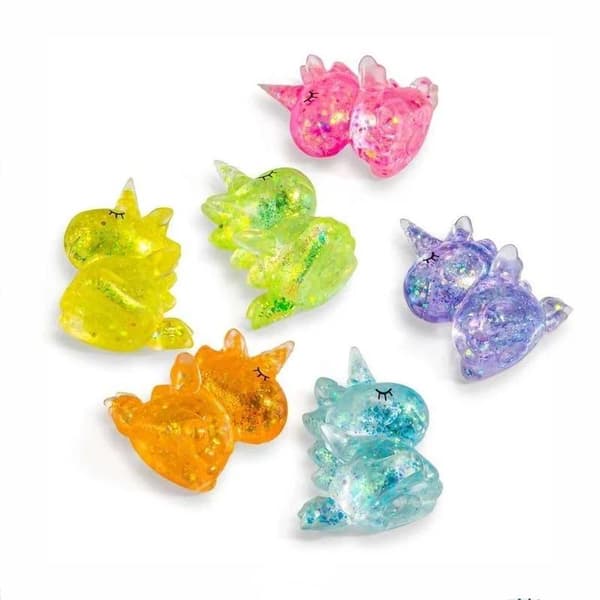 Glitter Legetøj Blødt Fidget Legetøj Gennemsigtig Dekompression