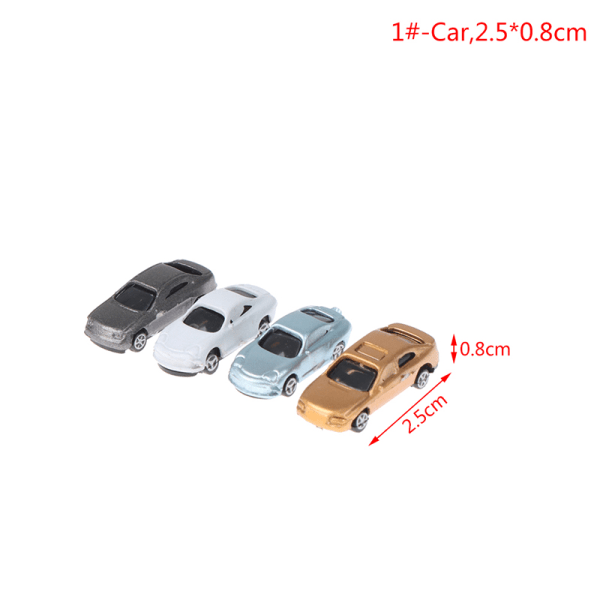 1:100-200 Dollhouse Miniature Truck Container Malliautolelu 1#-Car,2.5*0.8cm