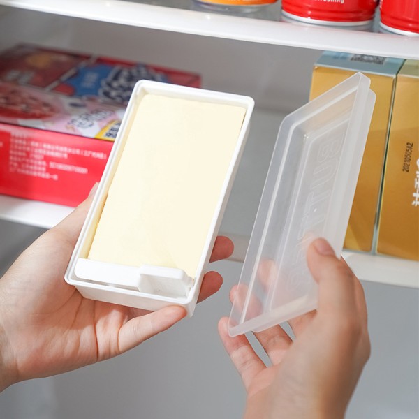 Butter Dish Smør Fresh-keeping Box With ter Slicer Benkeplate