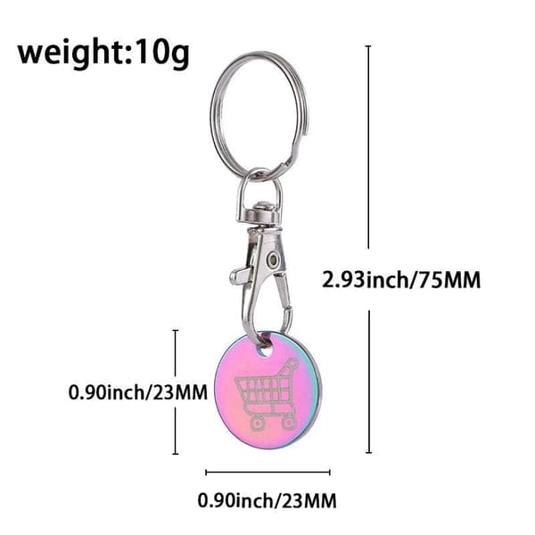 Supermarked Polet Nøglering Pink