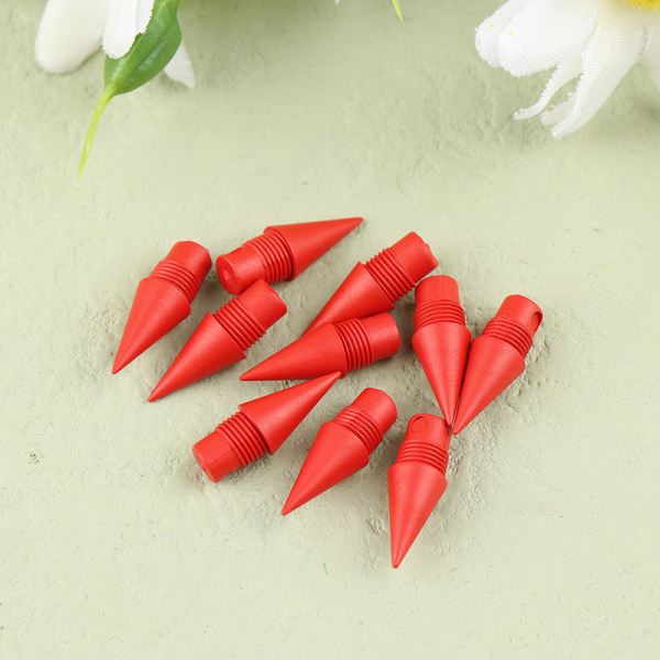 10 stk Fargerike utskiftbare blyanter Tips 2B Spiss 12 farger Skisse W Red